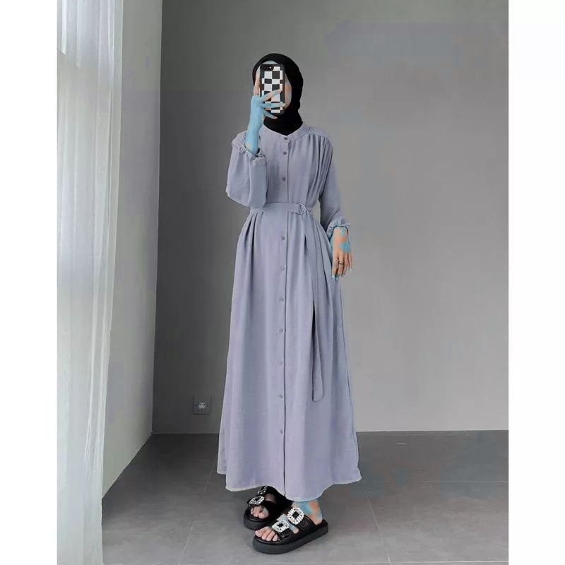 Kesya Dress Wanita Crinkle Airflow