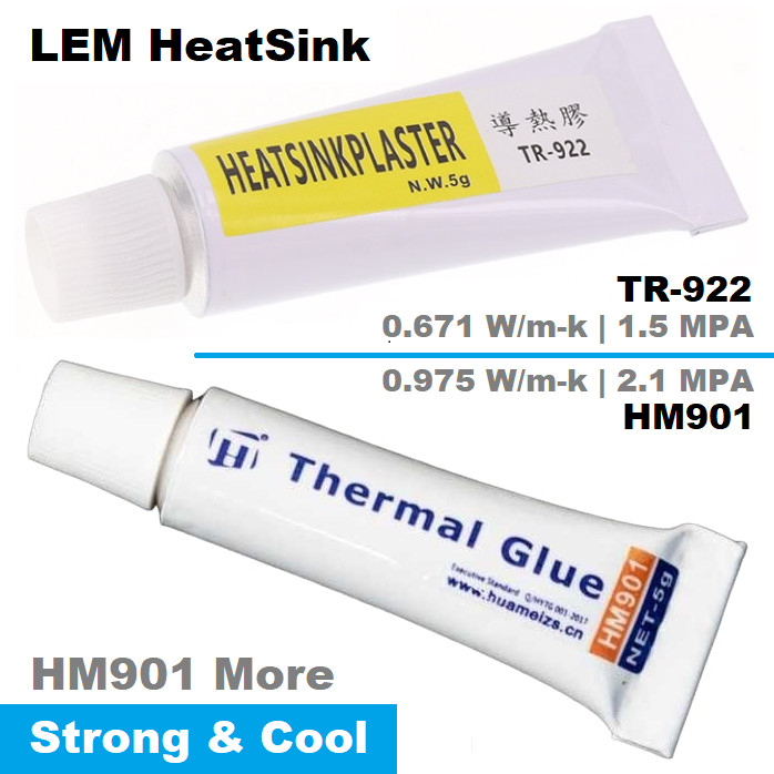 Lem Thermal Glue Plaster Stars 922 Heatsink Adhesive LED CPU Heat Sink