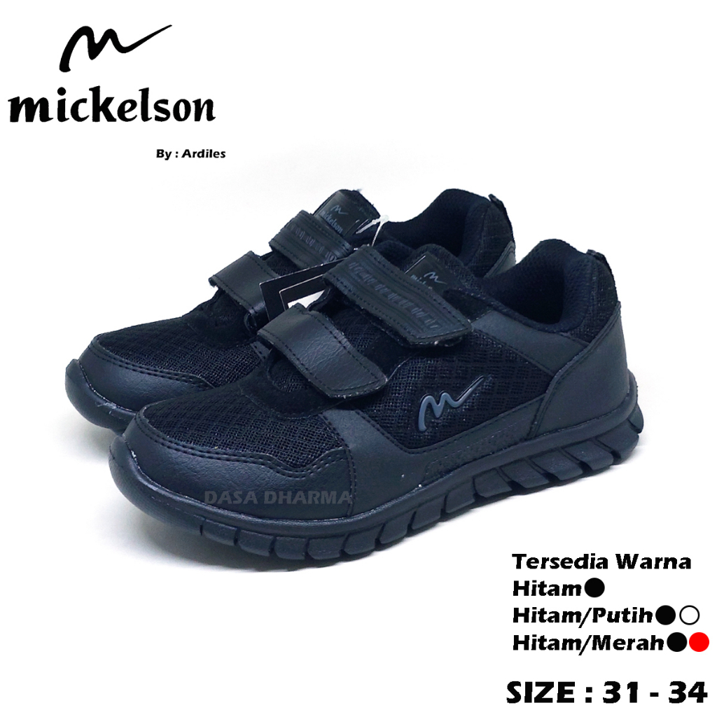 Sepatu Mickelson By Ardiles Anak Prepet Laki Laki Perempuan Sekolah SD TK