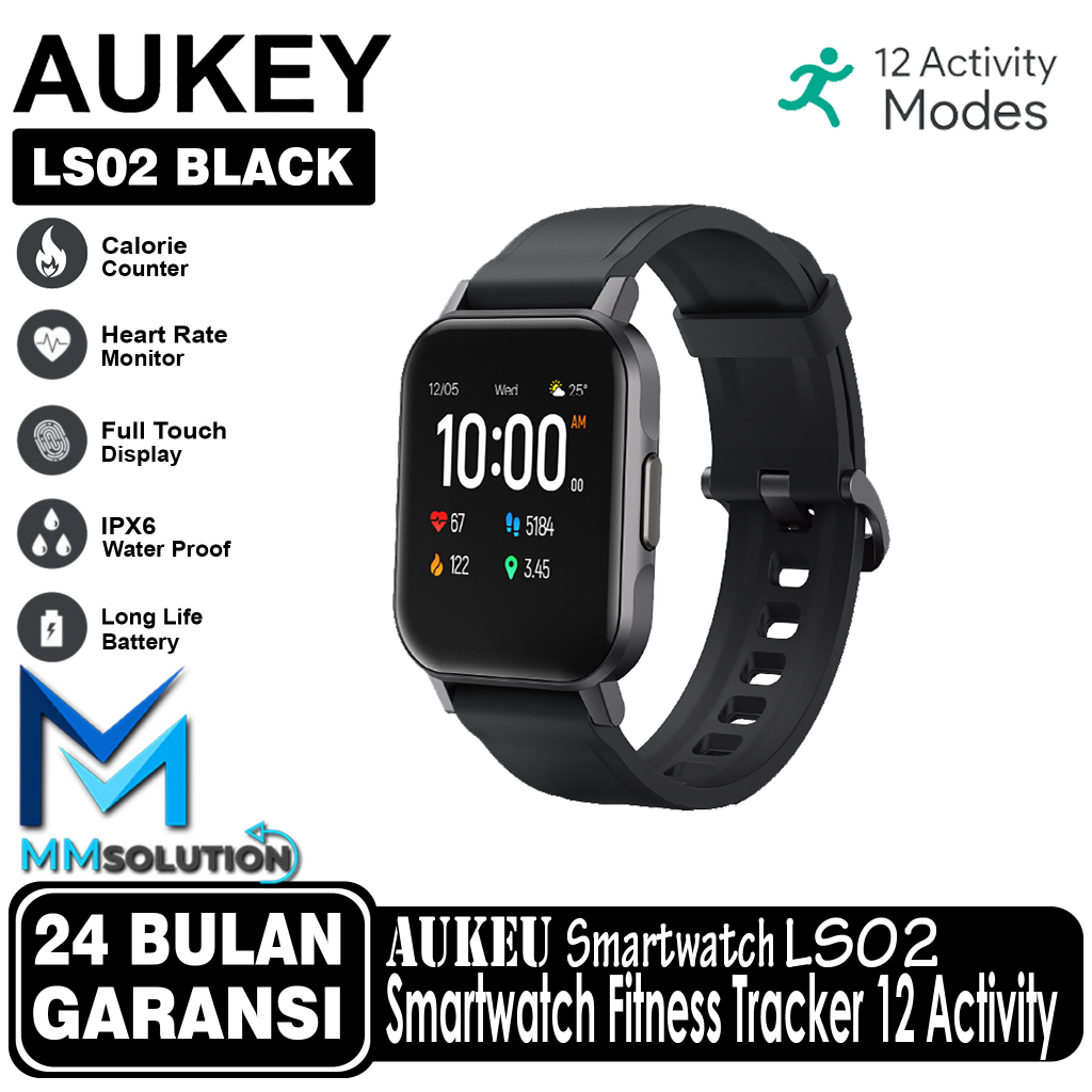 AUKEY Smartwatch LS-02 / LS02 Outdoor Watch Fitness Jogging Tracker