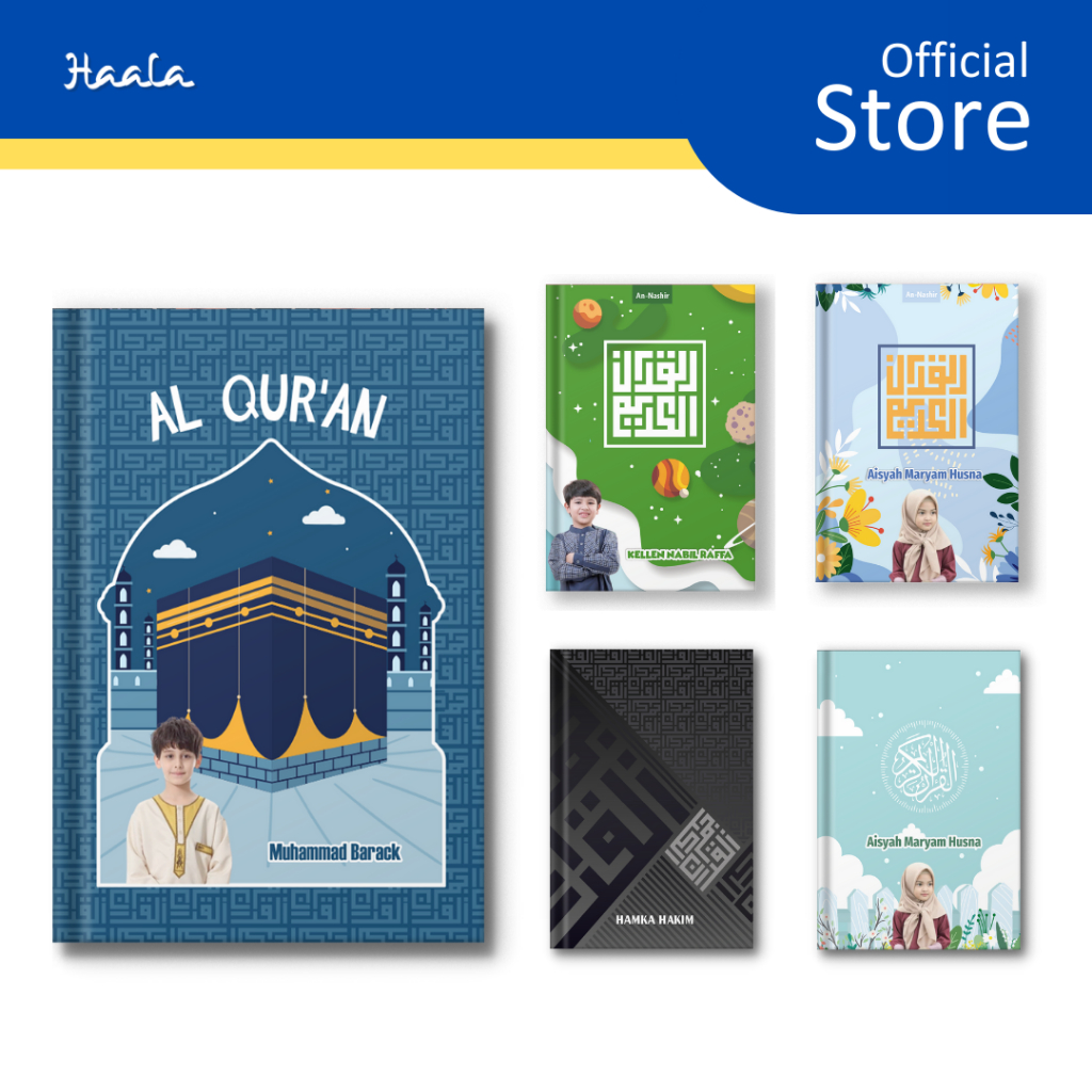 Quran custom Nama dan Foto (quran latin) - Alquran custom, qur'an custom, alquran custom nama, quran