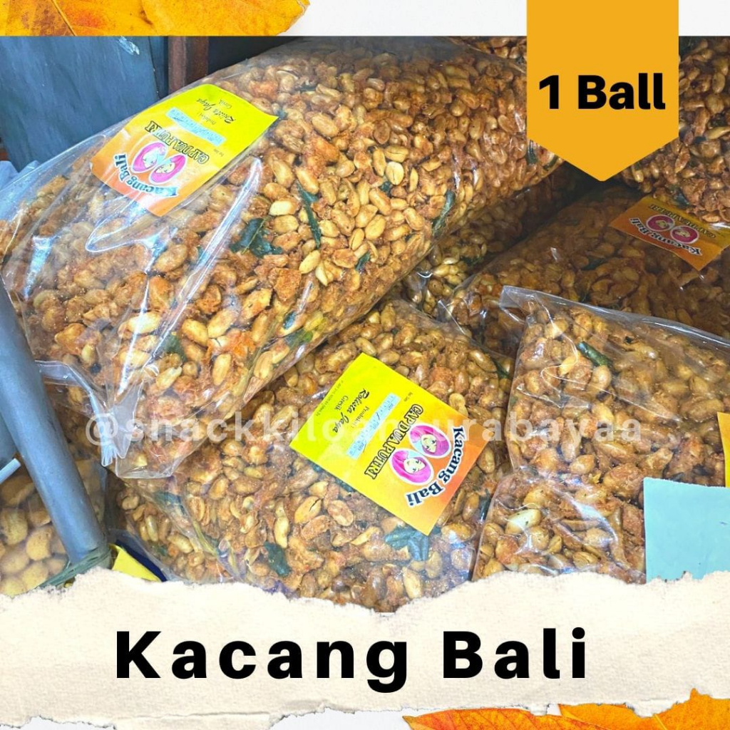 

Kacang Bali 1 BALL ( 2,5KG )/ Kacang Bali Enak Gurih/ Snack Kiloan Murah/ MAK E DOR