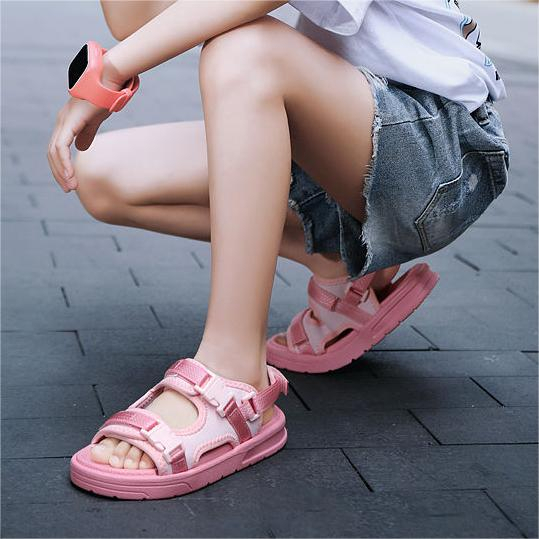 Fashion Trendy Double Velcro Sandal Anak Perempuan 5361 (27-35)