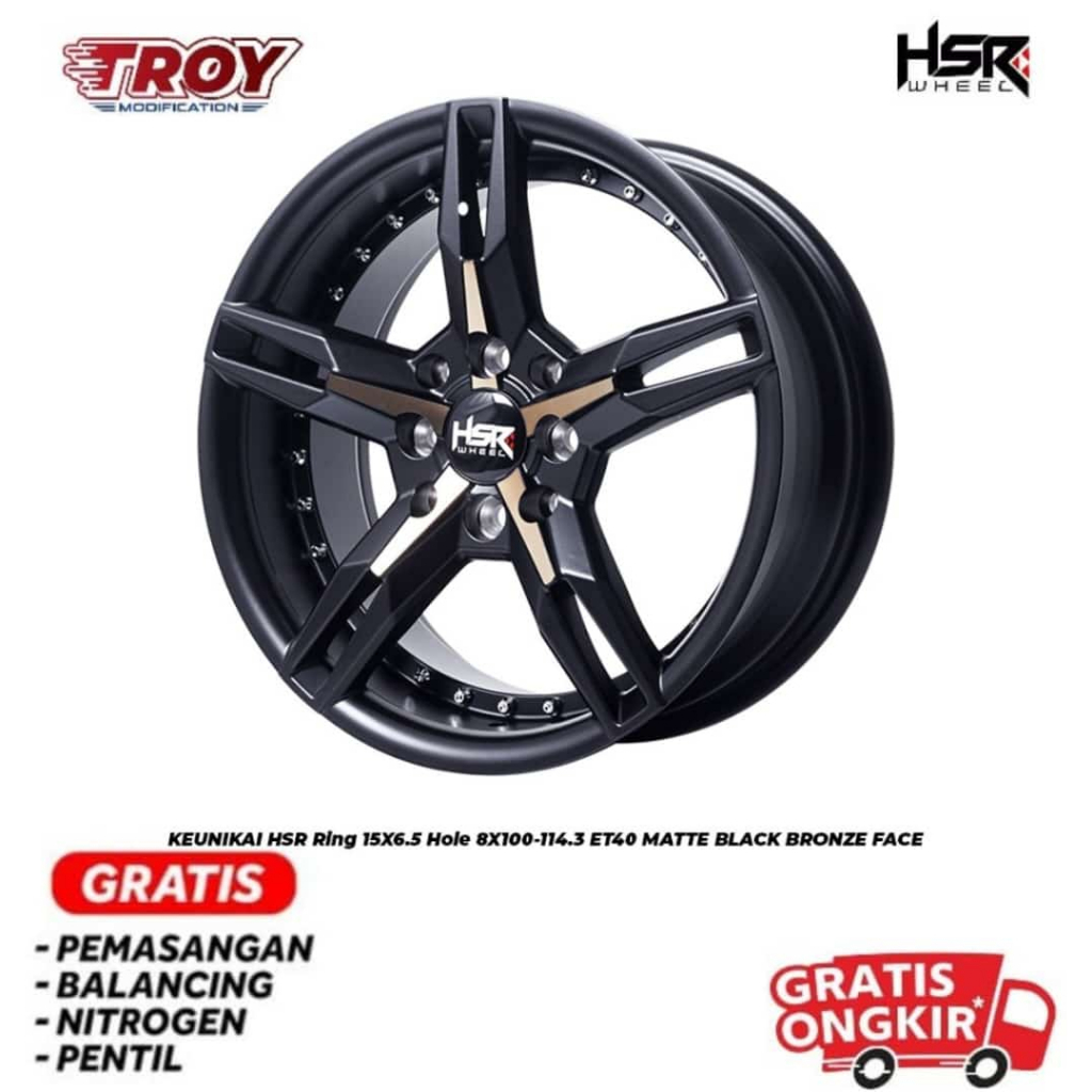 Velg Mobil Vios,Sigra,Calya,Mobilio,Avanza,Sigra Velg HSR KEUNIKAI R15