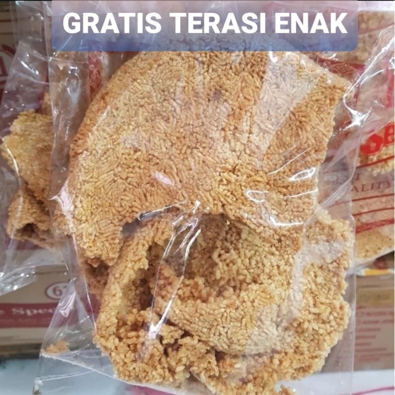 

Kerupuk Intip goreng khas Cirebon 500gram GRATIS terasi ENAK