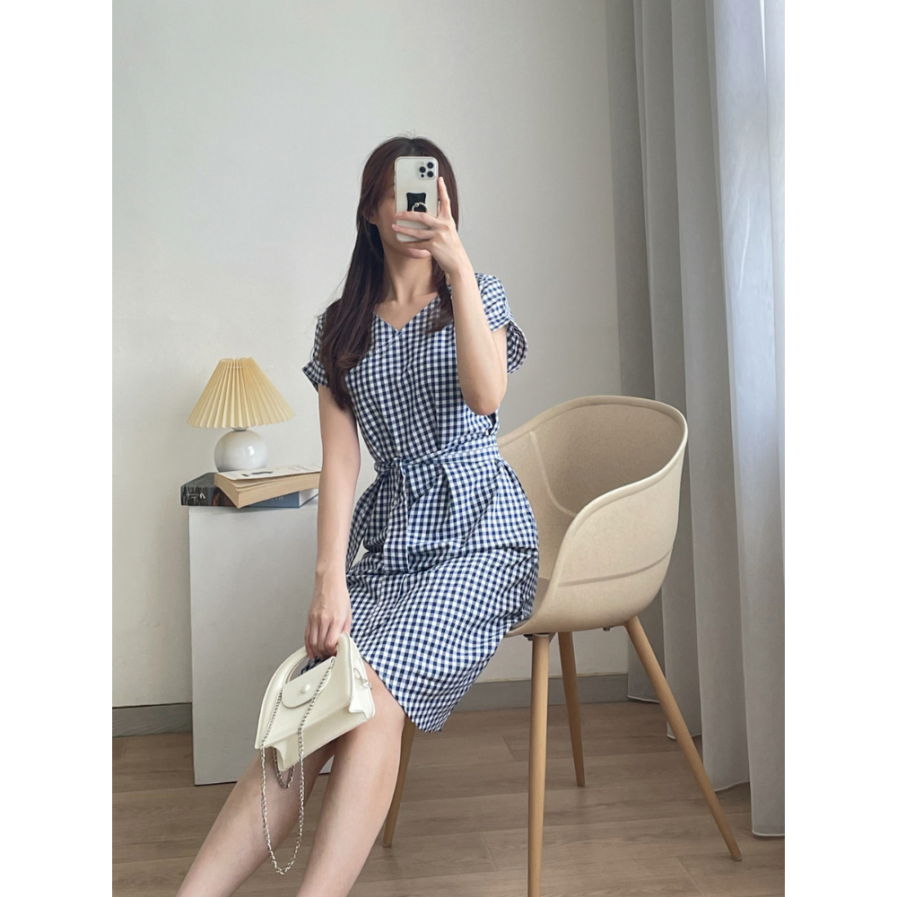 Kadaka D-0173 Dress Midi Comfy