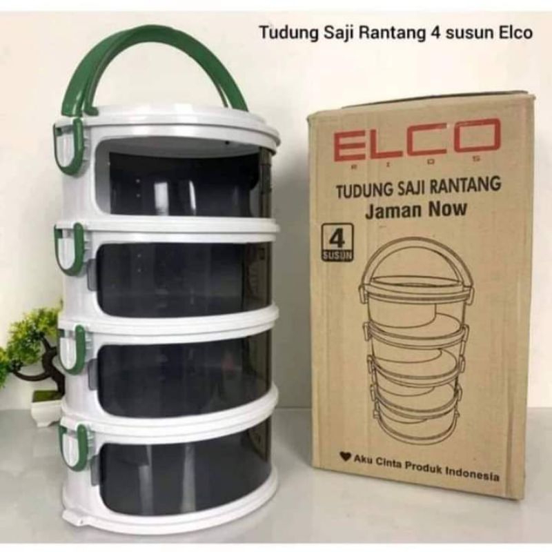 TUDUNG SAJI ELCO 4 SUSUN JAMAN NOW.