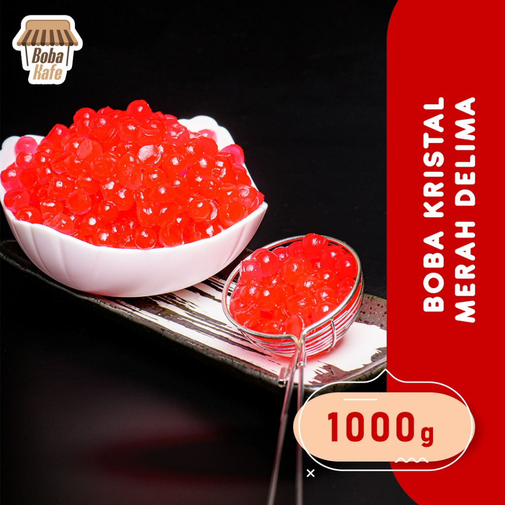 

BOBA KRISTAL MERAH DELIMA PILARI @ 1 KG ( TIDAK PERLU DIMASAK LANGSUNG DIHIDANGKAN)