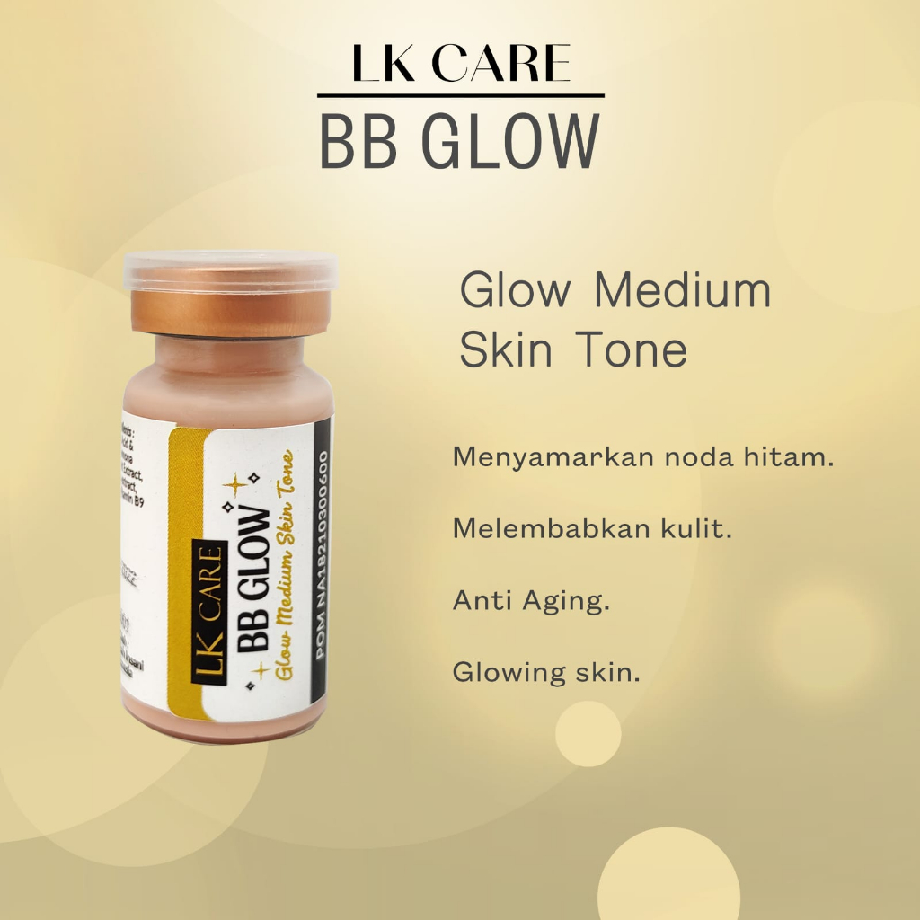 serum bb glow BPOM medium skin tone sulam bedak glowing merk LKCARE