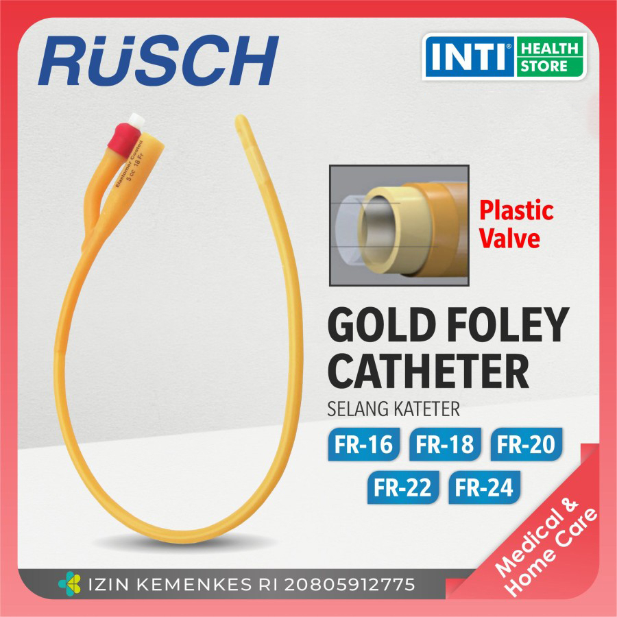 RUSCH Gold Foley Catheter | Selang Urine