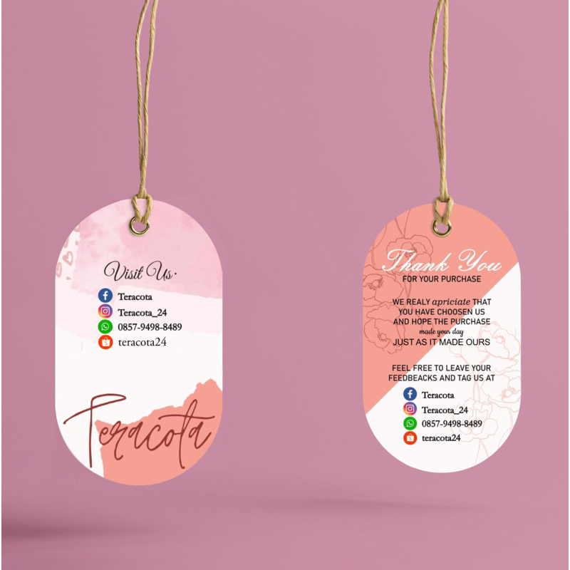 

Hangtag Custom | Hang Tag Baju | Hangtag Murah