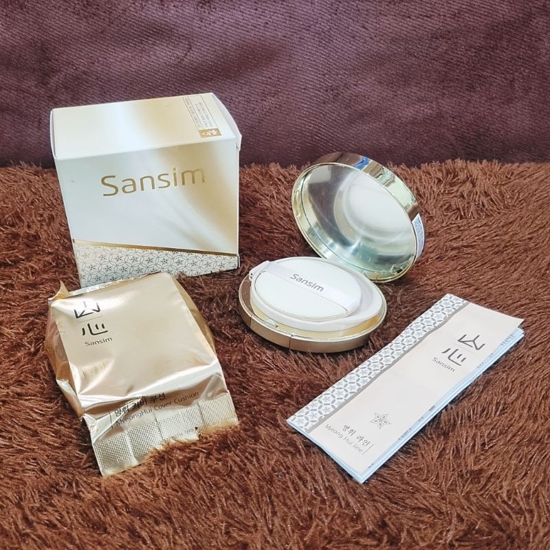 Bedak Jutanhak Sansim MyeongHui Cover Cushion SPF47/PA++ (Korea)