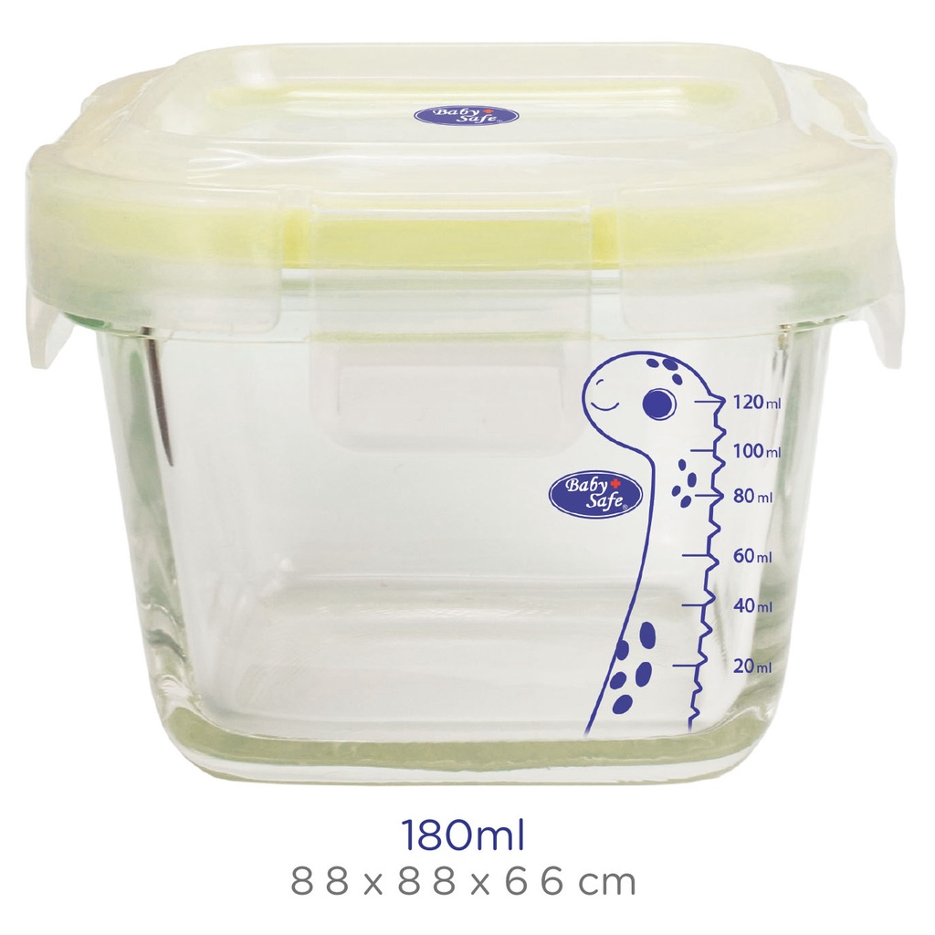 Baby Safe FC006 Glass Food Container 180 ml