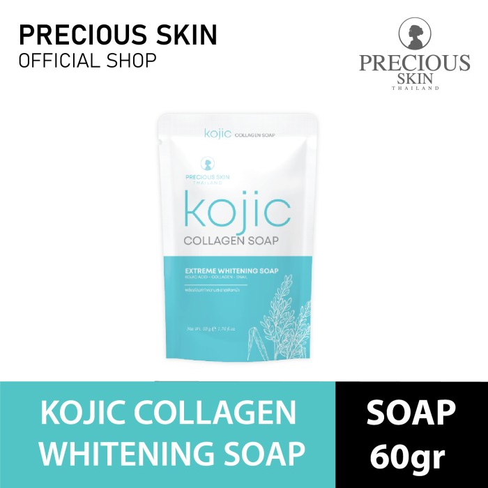 [ORI] Sabun Precious Skin Kojic Extreme Whitening Collagen Soap Khusus Wajah dan Tubuh