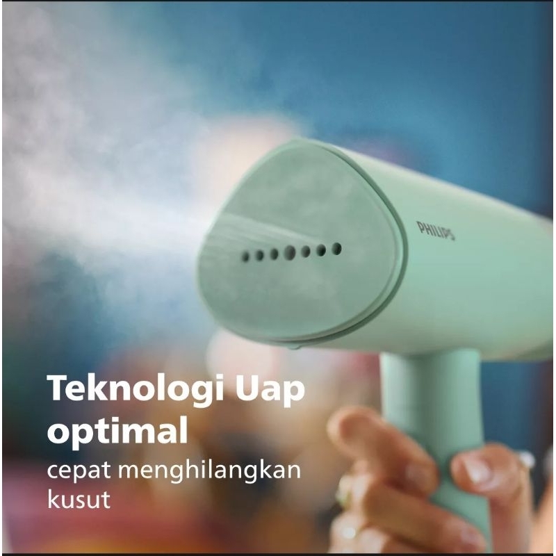 SETRIKA PHILIPS HANDHELD GARMENT STEAMER STH3010 / STH 3010 SETRIKA UAP GENGGAM ORIGINAL GARANSI RESMI