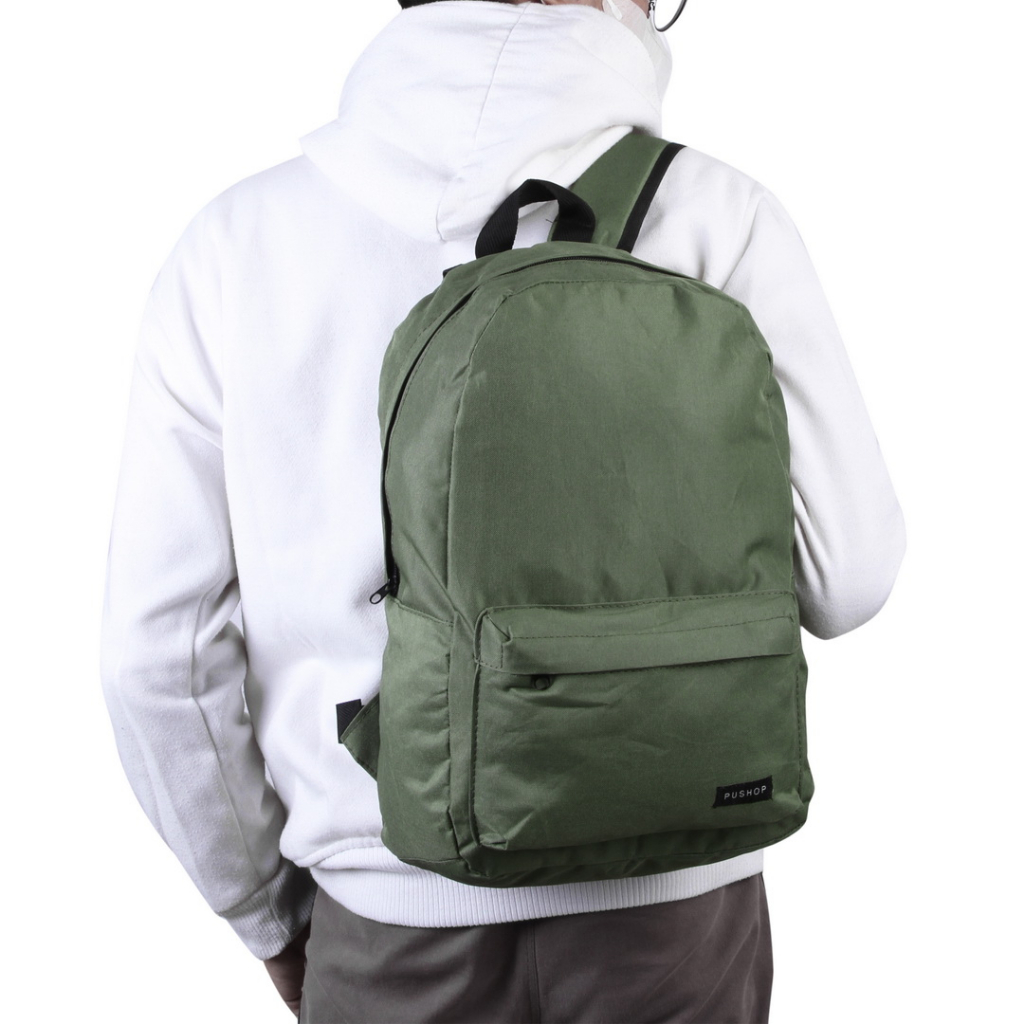 Tas Ransel Backpack Simple Keren Huxley Pushop Authentic