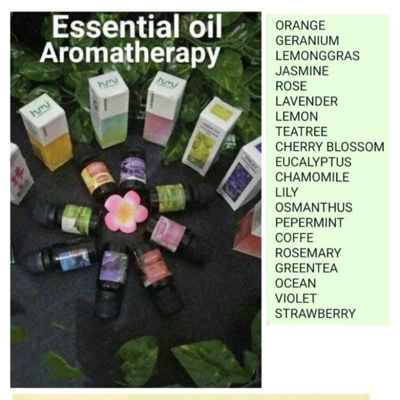 Essential Oil Aromatherapy 10 mili Penyegar dan Pengharum Ruangan