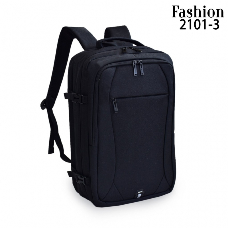 Tas Ransel Pria 2101-3 (Bahan C) Kanvas ( Polyester Ant Knitted Fabric )