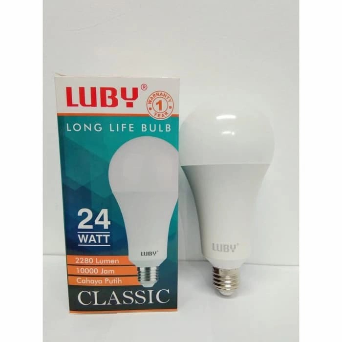 Lampu Luby Classic 24W / 24 Watt  (1 Dus / 1 Karton isi 30Pcs)