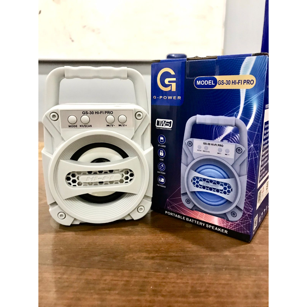 Gpower Speaker bluetooth portable 3&quot; GS-30 STAR PRO Original