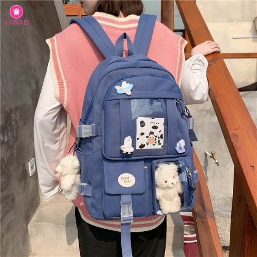 HANABI-tas ransel TANIA + PATCH tas ransel anak tas jalanjalan tas sekolah