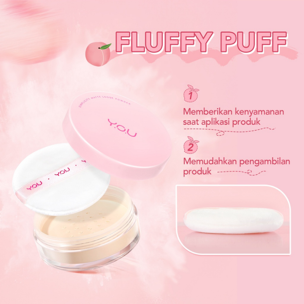 [ FREE GIFT ] YOU Simplicity Flawless Compact Powder - Natural Makeup Tahan Lama