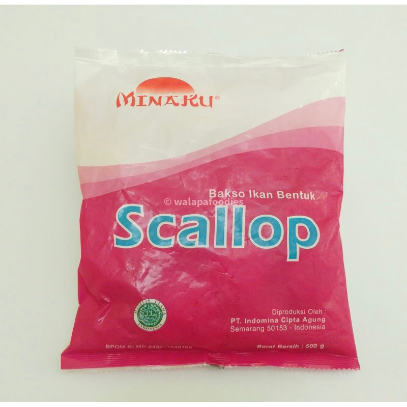 

Nuget scallop (bakso ikan berbentuk scallop)