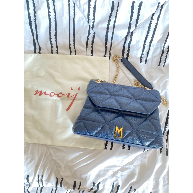 Preloved Tas MOOIJ Tricia Croco edition Limited