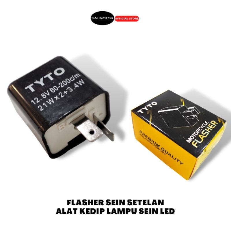 Saumotor Flasher Sen Motor Flasher Sein Setelan Original Tyto