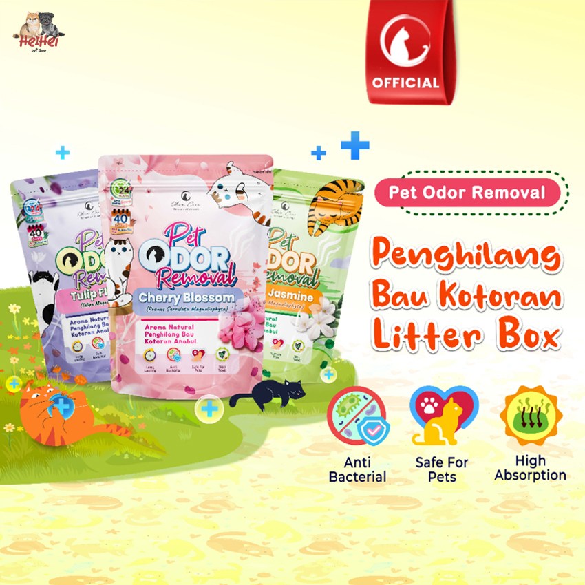 Olive Care Pet Odor Removal 120 gr - Penghilang Bau Kotoran Pesing untuk Pasir Kucing dan Anjing