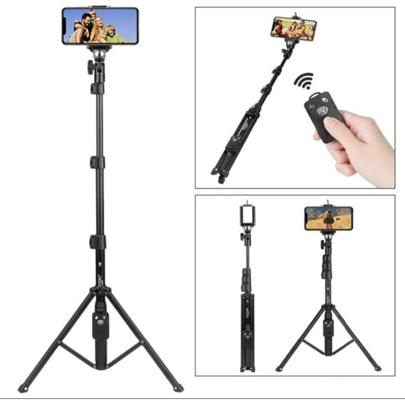 TRIPOD YUNTENG VCT 1608 BLUETOOTH SELFIE TONGSIS TRIPOD