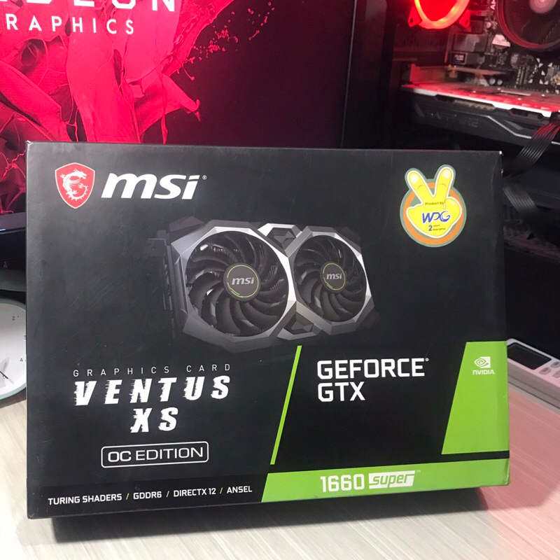 [Second] Dus/Box MSI Geforce GTX 1660 Super Ventus X OC Edition