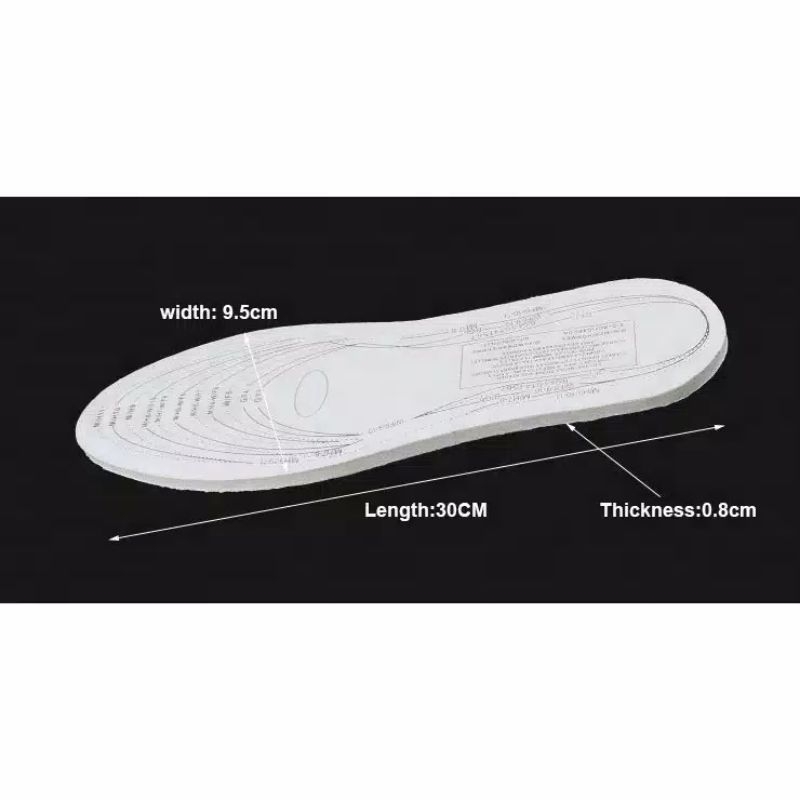 Insole Sepatu Memory Foam 1 Pasang