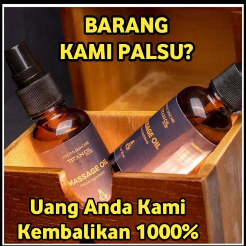 Minyak Pijat  MR-P Herbal Pria Titan Oil Massage Halal dan BPOM