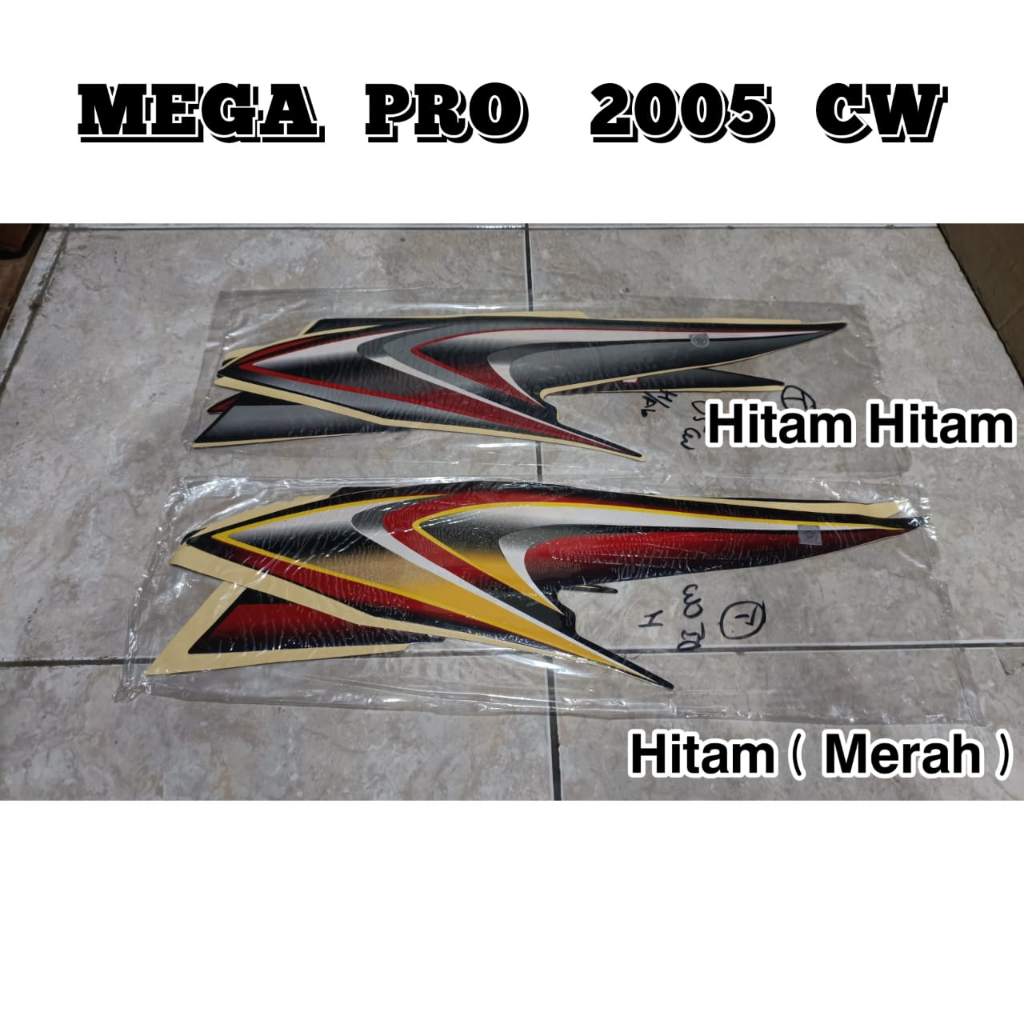 Striping stiker Honda Megapro 2005 CW