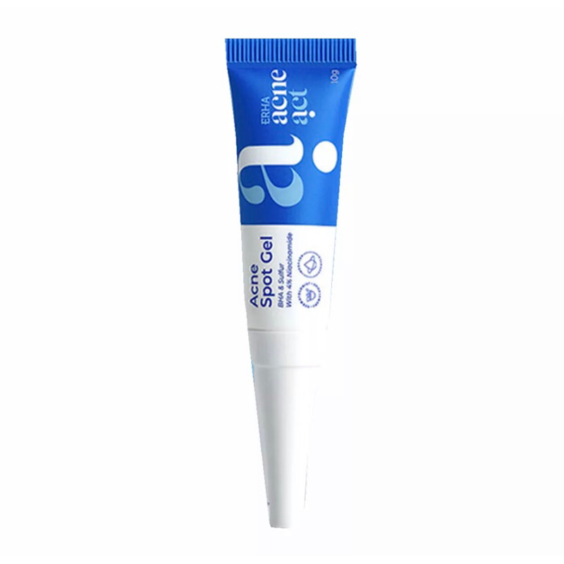 ERHA Acneact Acne Spot Gel BHA & Sulfur 10g - Obat Totol Jerawat / Obat Totol Anti Jerawat Erha