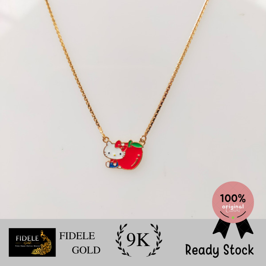 Kalung anak disney hello kitty ubs fashion kalung anak variasi kalung emas asli 420