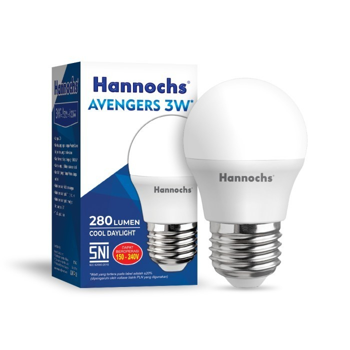 Lampu LED Hannochs Avenger 3w 3 watt Bergaransi