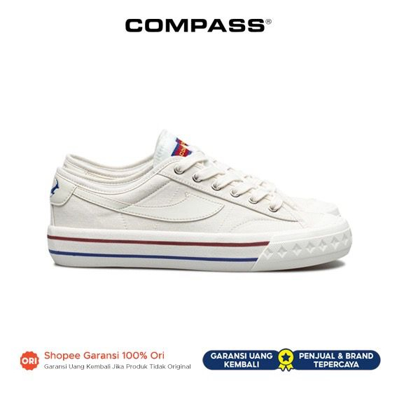 Sepatu Compass Retrograde Low Cream