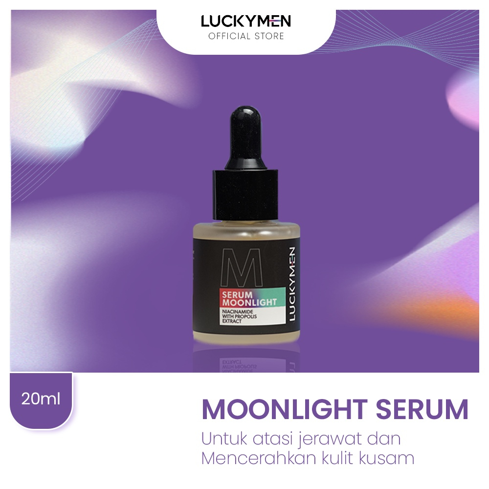 LUCKY MENS SERUM MOONLIGHT Pencerah wajah pria/serum pria/serum wajah pria
