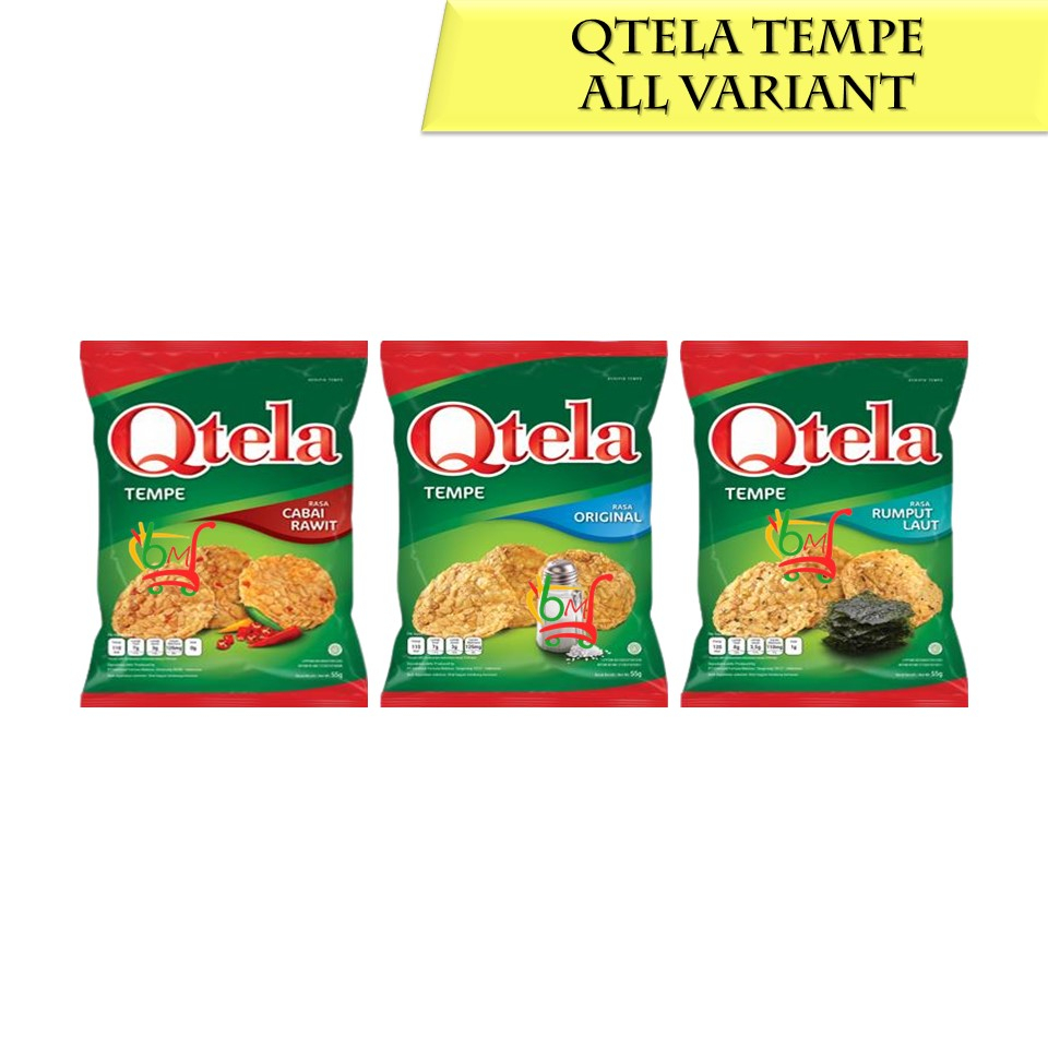 

Qtela Keripik Tempe Khas Indonesia All Variant