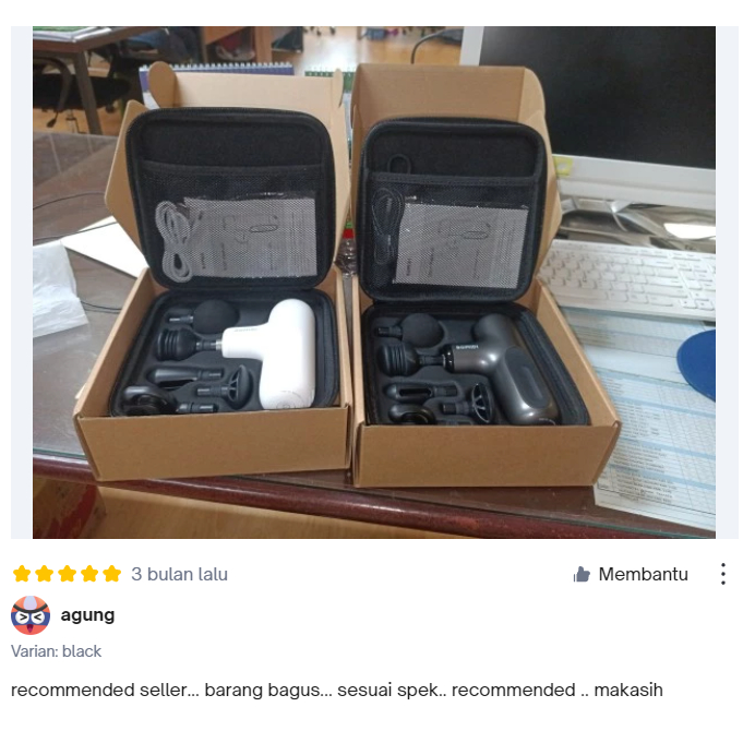 BOMIDI Portable Mini Portable Massage Gun M1 Alat Pijat Elektrik