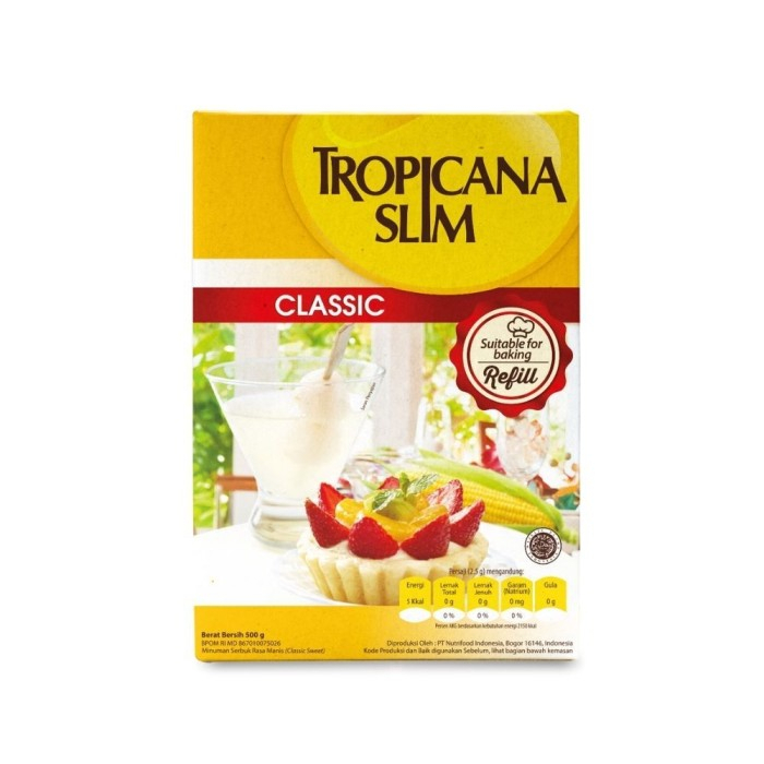 

Tropicana Slim Classic Refill 500 gr