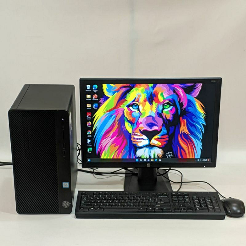 pc/komputer fullset branded Hp 280 G4 MT - Monitor 20inc ips - Core i5 Gen8