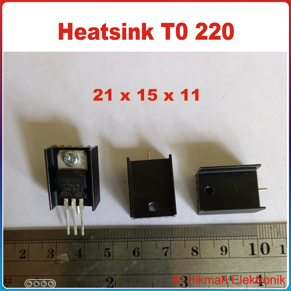 Heatsink T0 220 Ukuran 21 x 15 x 11 Mm