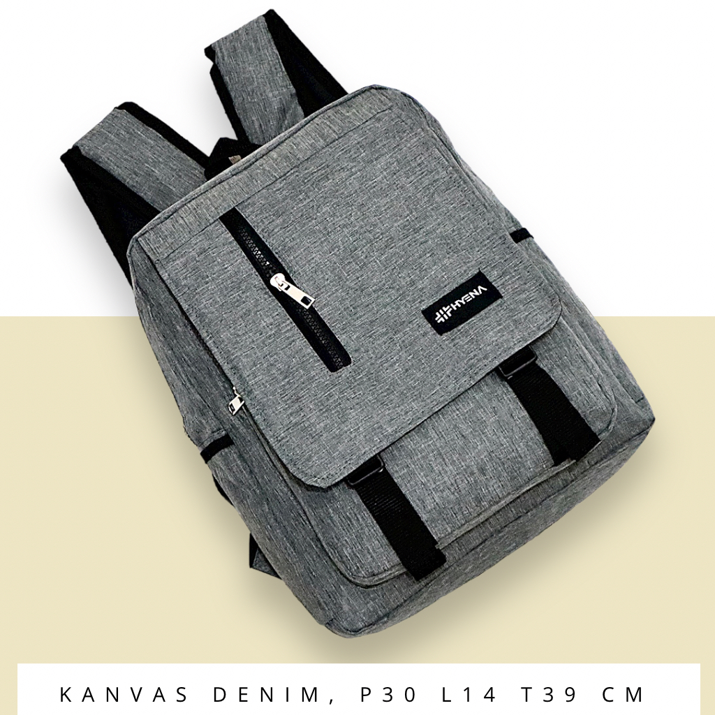 Ransel Tas Punggung Pria Cowok Multifungsi Sekolah Kuliah Travel Bepergian Besar Kuat Murah Resleting Banyak