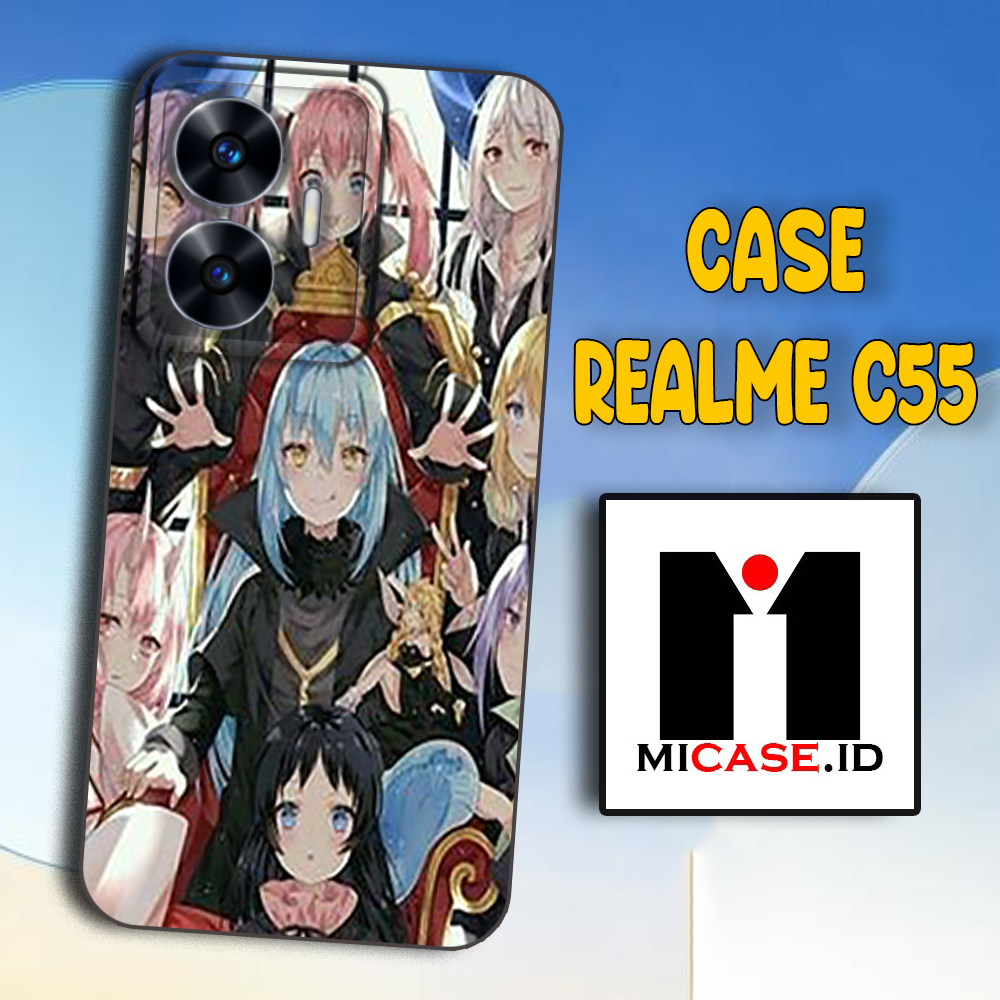 Case REALME C55 - Casing REALME C55 Fashion Case Terbaru 2022 MI.CASE [ ANIME RIMURU TEMPEST ] Soft 