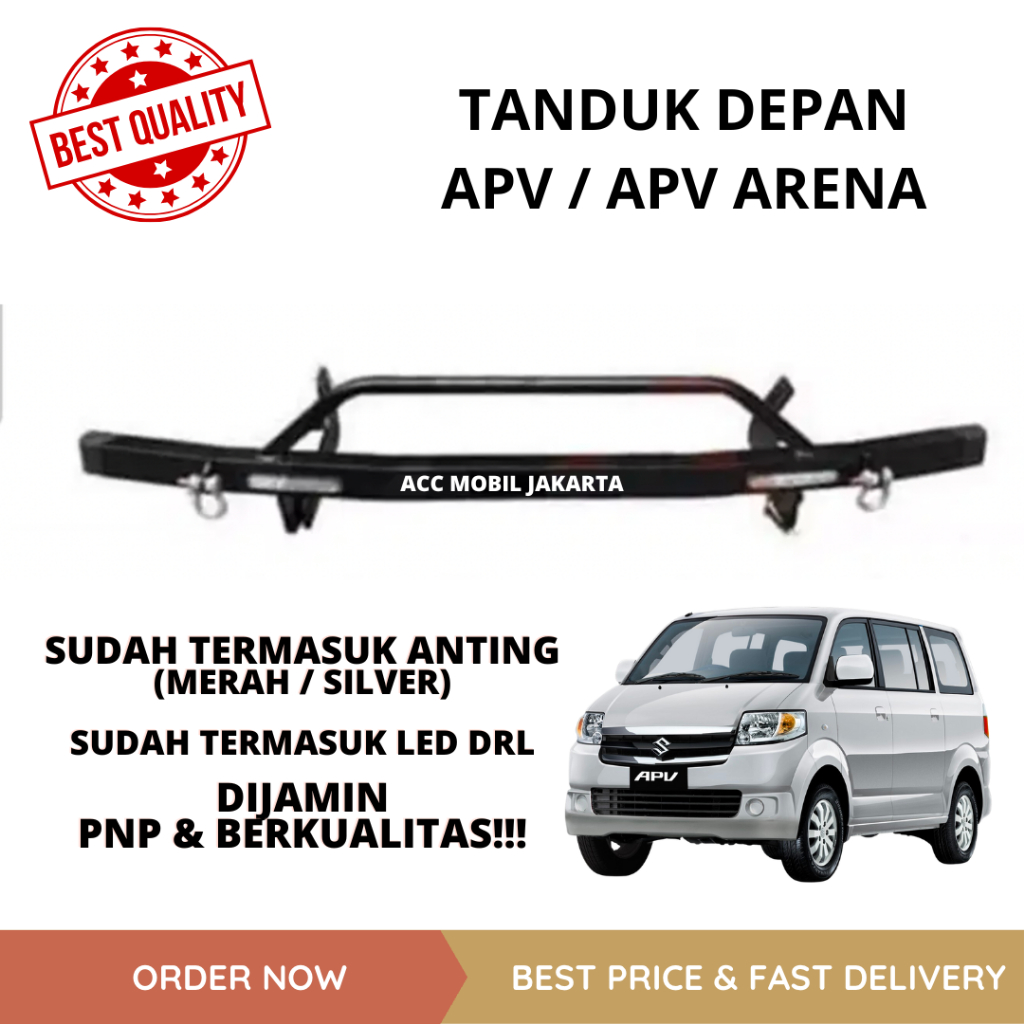 TANDUK DEPAN MINI APV - BESI PENGAMAN BUMPER DEPAN APV ARENA