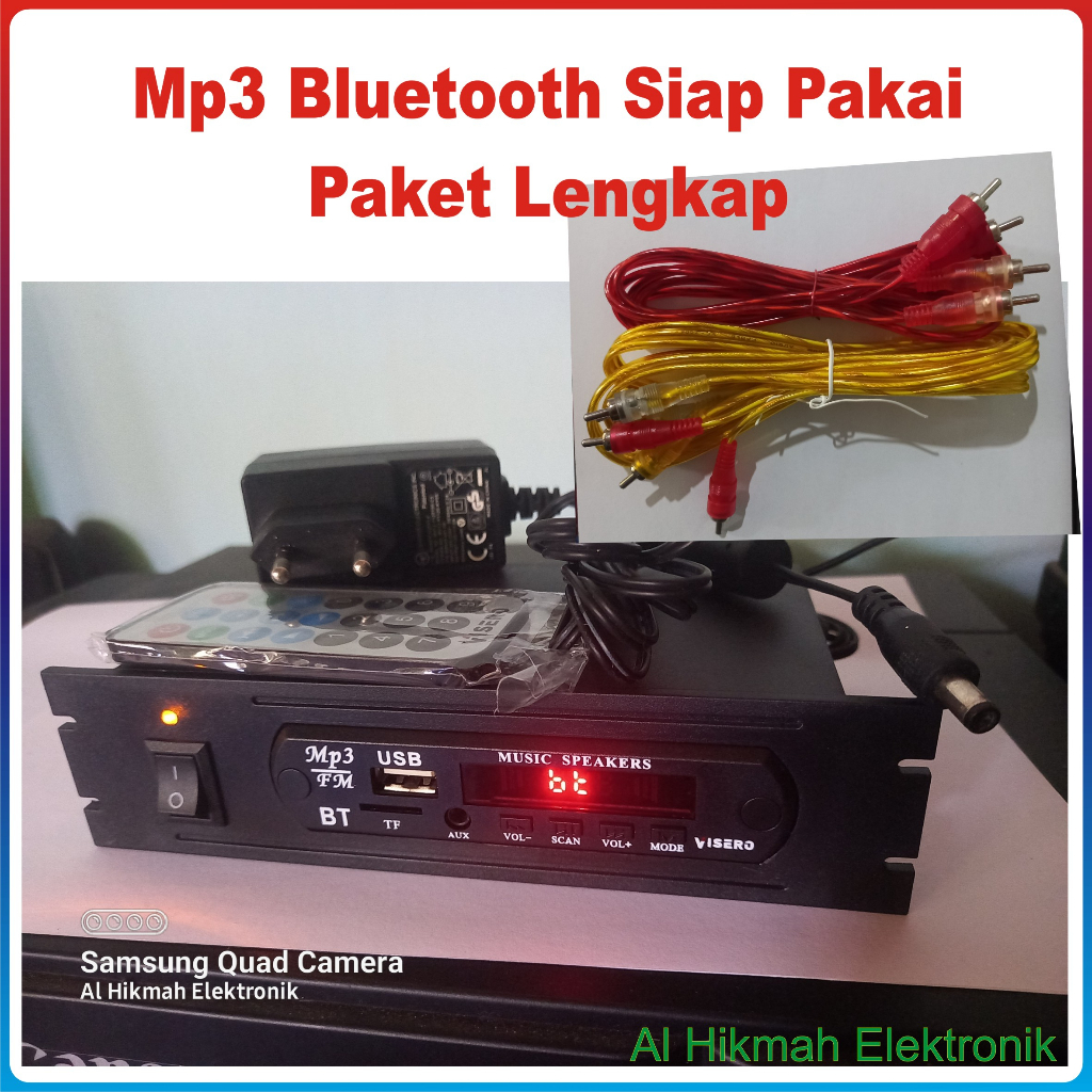 Mp3 Player Bluetooth 12 Volt Siap Pakai