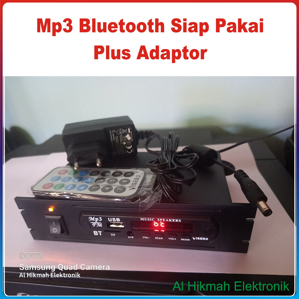 Mp3 Player Bluetooth 12 Volt Siap Pakai